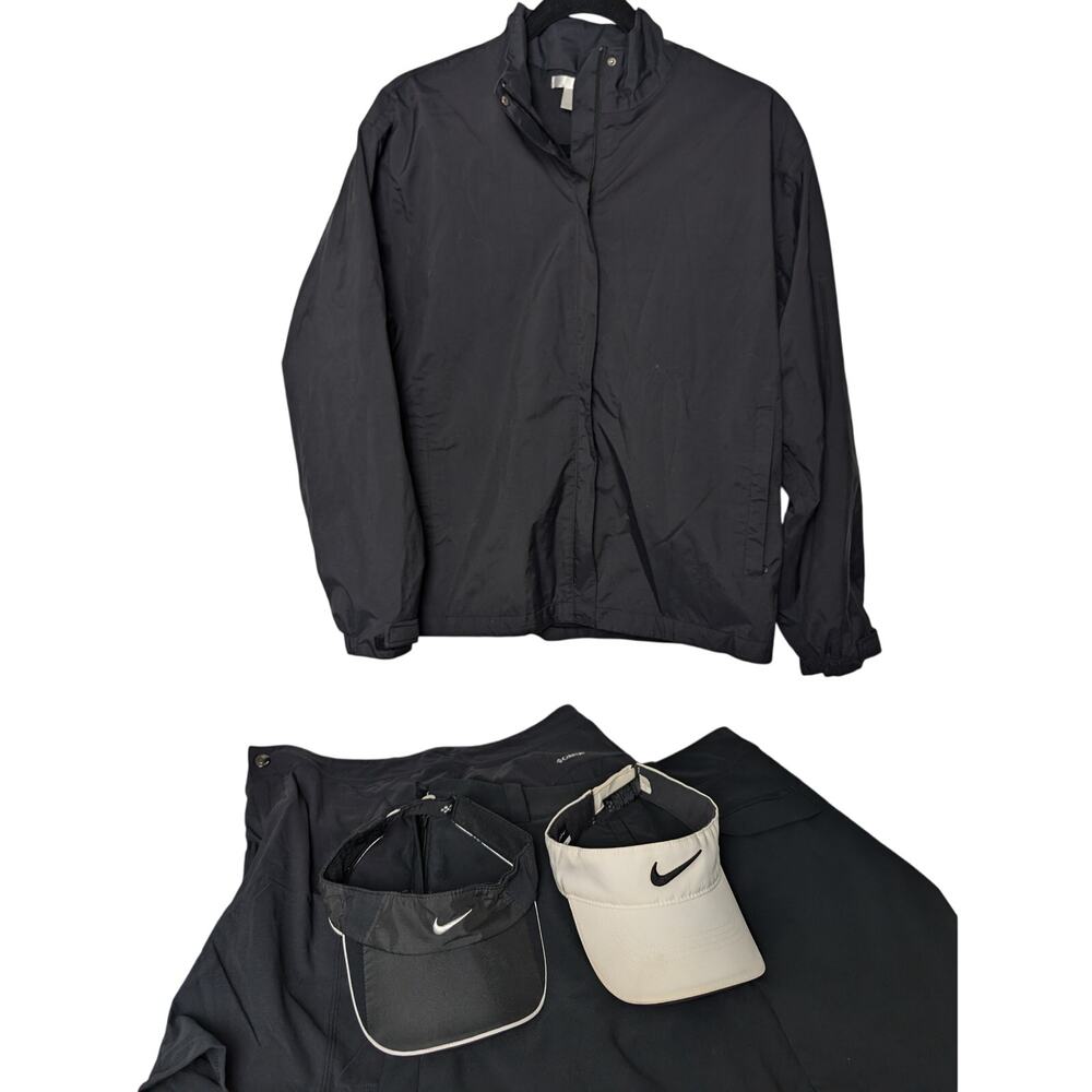 Nike Golf, Jacket, Skort, Visors  5 piece  bundle Large